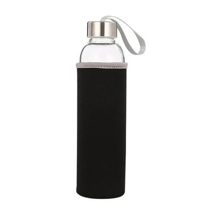 Mini Glass Water Bottle with Sleeve