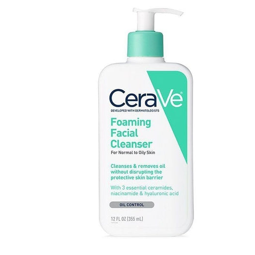 CeraVe Foaming Facial Cleanser, Aily Face Wash for Ormal to Oily Skin, 8 Fl Oz - 237Ml