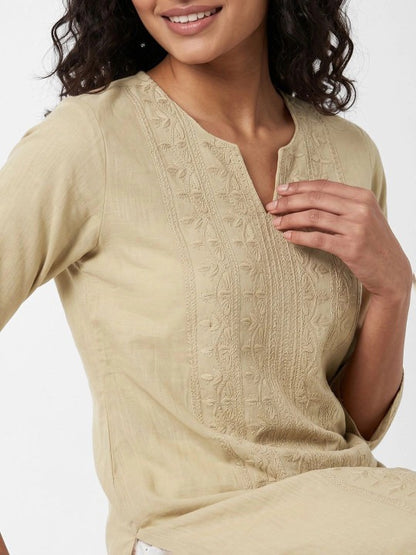 Women Ethnic Motifs Embroidered Thread Work Kurta