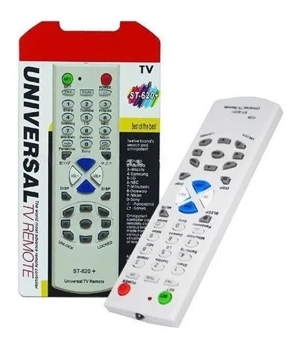 Universal TV Remote Control ST-620+ Operate Multiple TV Brand Simple to Use