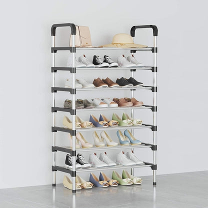 7 Layer Stainless Steel Shoe Rack