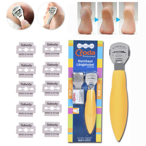Foot scrapper with 10 Blades Pedicure tools