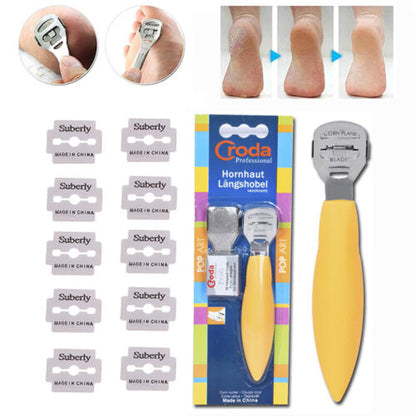 Foot scrapper with 10 Blades Pedicure tools