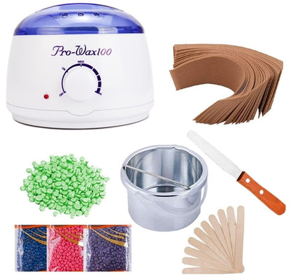 Wax Warmer Hair Removal Waxing Kit Hair Remover Tool (100G Wax Beans Free)