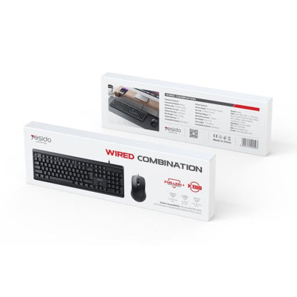 Yesido KB18 Wired Keyboard And Mouse Set