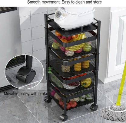 Rotating Kitchen Storage Shelf