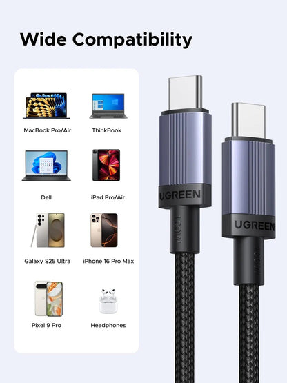 UGREEN 65832 100W USB C to C Cable PD Fast Charging - 1M