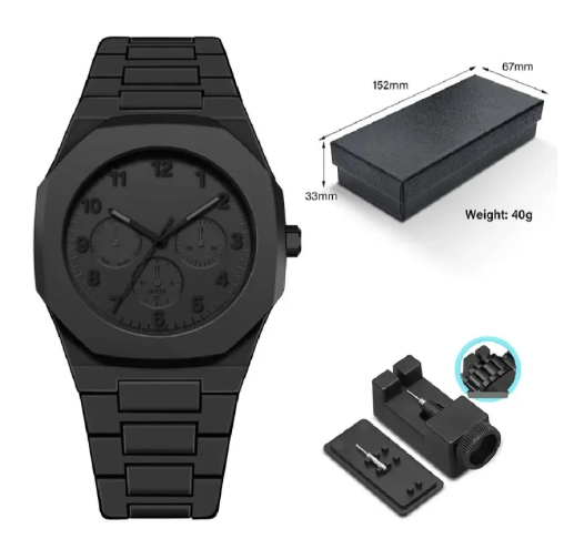 Men's Arabic Quartz Watch - Simple Business & Casual Fashion Wristwatch