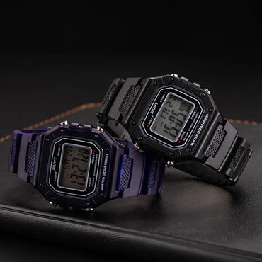 Luxury Brand Men's Wrist Watches Electronic Led Digital Watch for Men Women Square Silicone Watch
