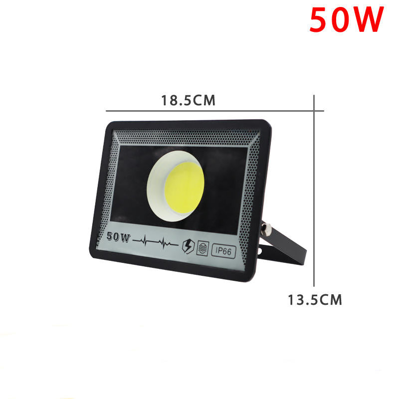 LED Floodlight 50W–500W, IP66 Waterproof Outdoor Spotlight for Garden & Street Lighting