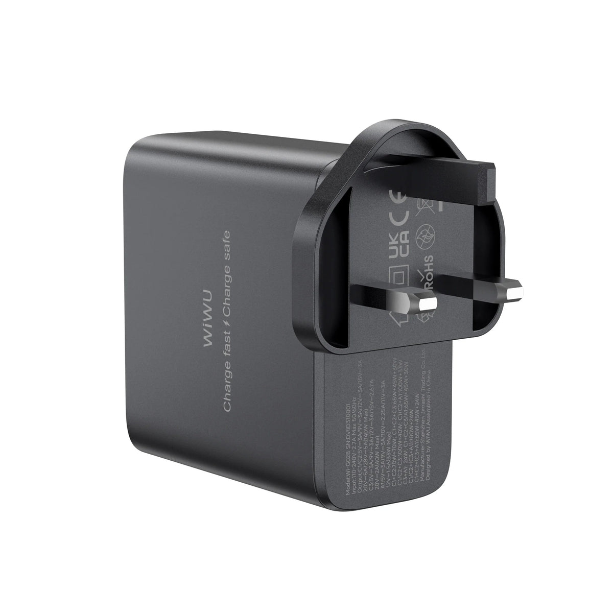 WiWU 140W Intelligent Display GaN Charger 3C1A - Wi-G028