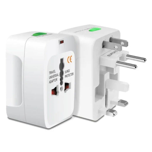 Travel Adapter Universal Worldwide All-in-One - Power Plug Adapter for Travel
