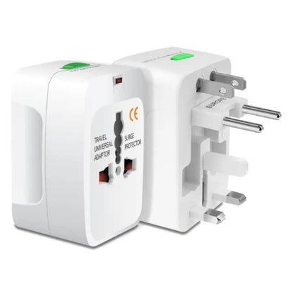 Travel Adapter Universal Worldwide All-in-One - Power Plug Adapter for Travel