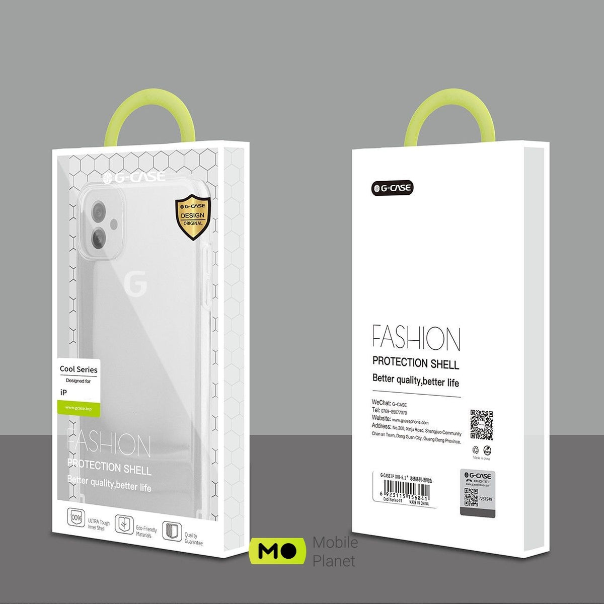 G-Case Transparent Soft TPU Premium Back Cover for iP 12 Series
