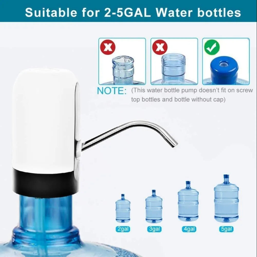 Rechargeable Dispenser Electric Water Pump Portable Mini Touch USB Charge SMT