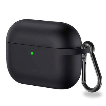 Airpods Pro 4 Case Pouch Silicone Soft + Hook High Quality Pouch in Black Red Brown Green Blue Color