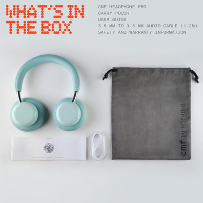 CMF BY Nothing Headphone Pro Active Noise Canceling Wireless Headphones Bluetooth 5.4 Over The Ear Headset, 50H ANC Playtime, Bass&Treble Slider, Custom EQ&Spatial Audio, Hi-Res LDAC