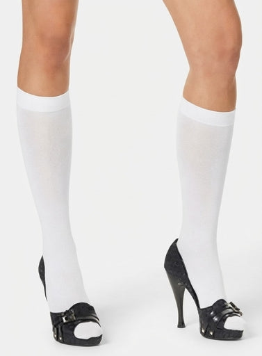 White Knee High Stockings