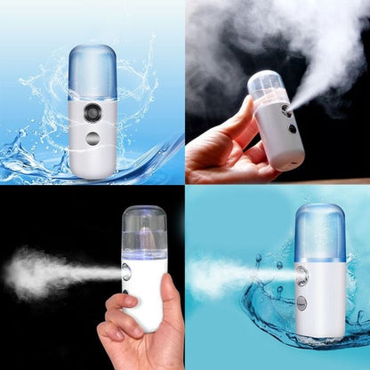 Nano Mist Spray Facial Steamer Moisturizing Sprayer Portable Nano Mister Mini Facial Sprayer