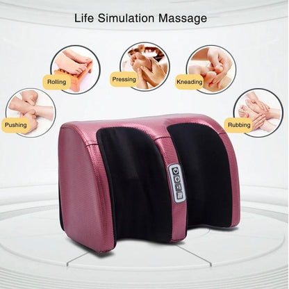 Electric Shiatsu Foot Massager with Heat, Deep Kneading & Rolling for Foot and Calf Relaxation