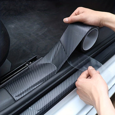 Carbon Fiber Car Protecting Sticker 15X150cm