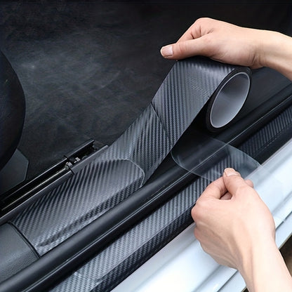 Carbon Fiber Car Protecting Sticker 15X150cm