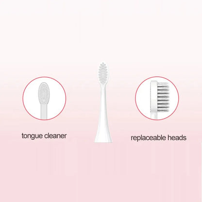Electric Toothbrush for Adults Ipx7 Waterproof Acoustic Toothbrush 3 Soft Toothbrushes