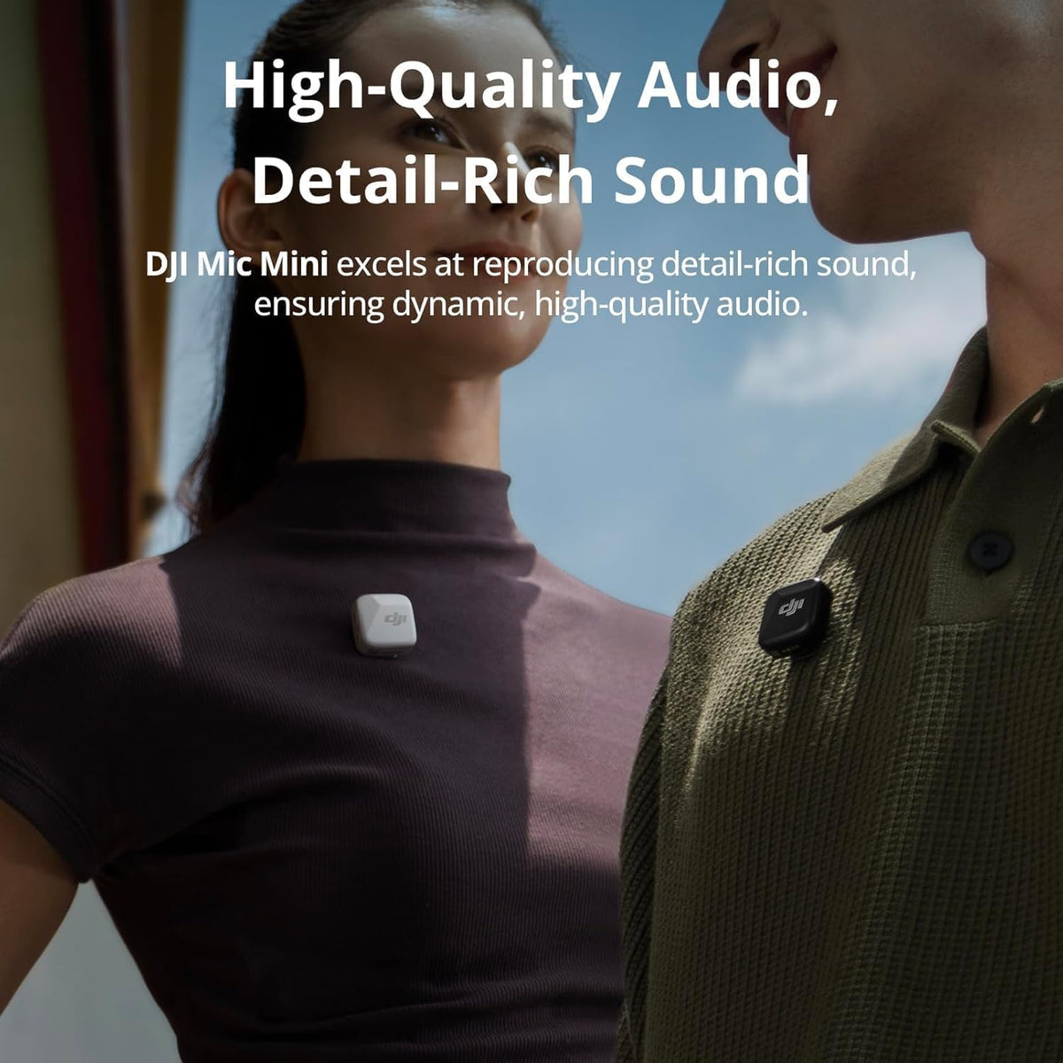 DJI Mic MINI (2 TX + 1 Mobile RX) USB-C FOR Interviews, Livestreaming, Content Creation, Office Use