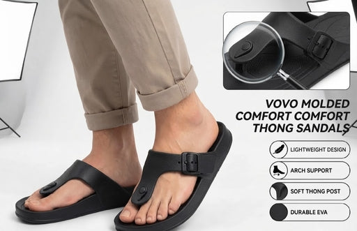 Men Molded Comfort Thong Sandals