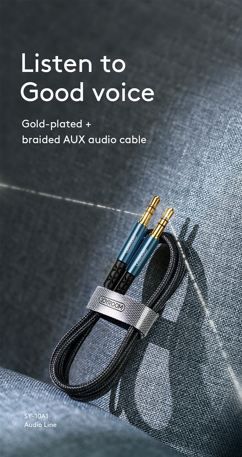 JOYROOM 3.5mm Male to Male Car Stereo Audio Aux Cable
