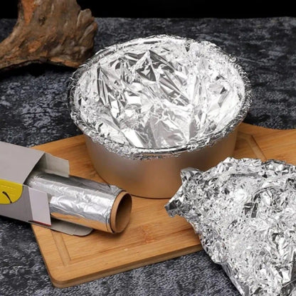 Aluminum Foil Sheets 30Cm X 5M Non Stick Household Aluminum Foil Roll Kitchen Wrap