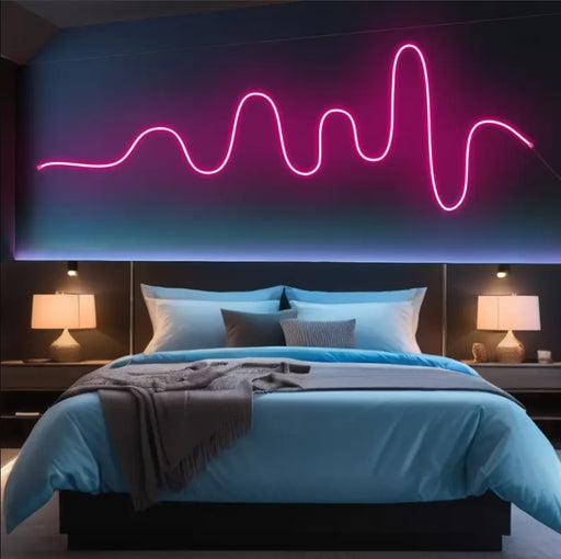 RGB Neon Light Strip with Remote – USB Powered, Multicolor LED Ambient Light