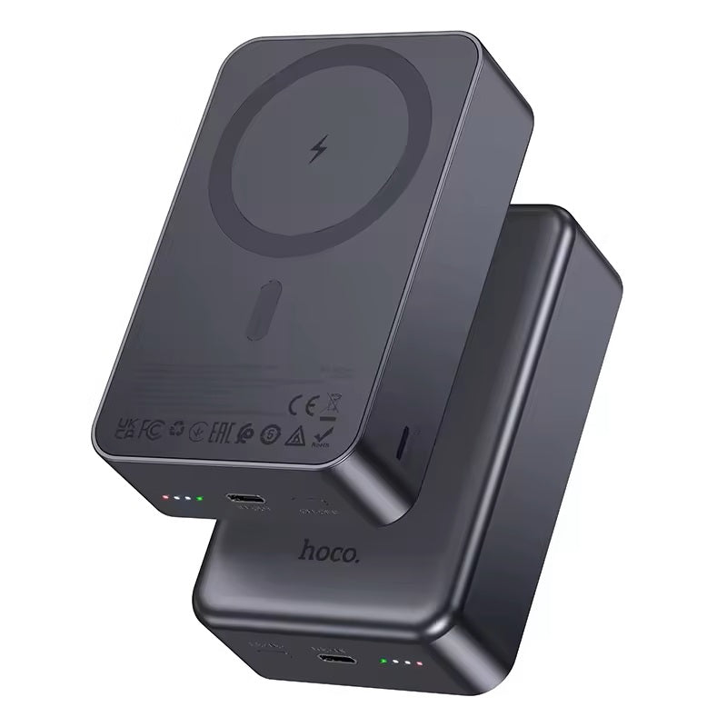 Hoco J160B 20000mAh PD20W + QC3.0 Power Bank with 15W Magnetic Wireless Charging