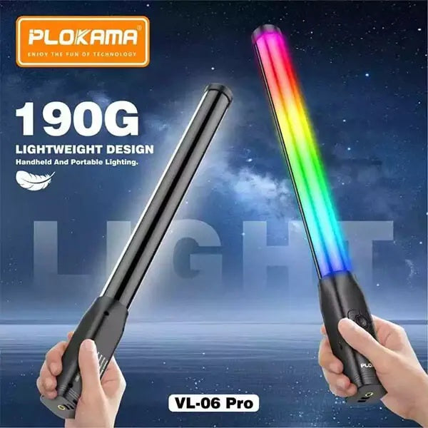 PLOKAMA VL06 Pro Portable Handheld Stick Light