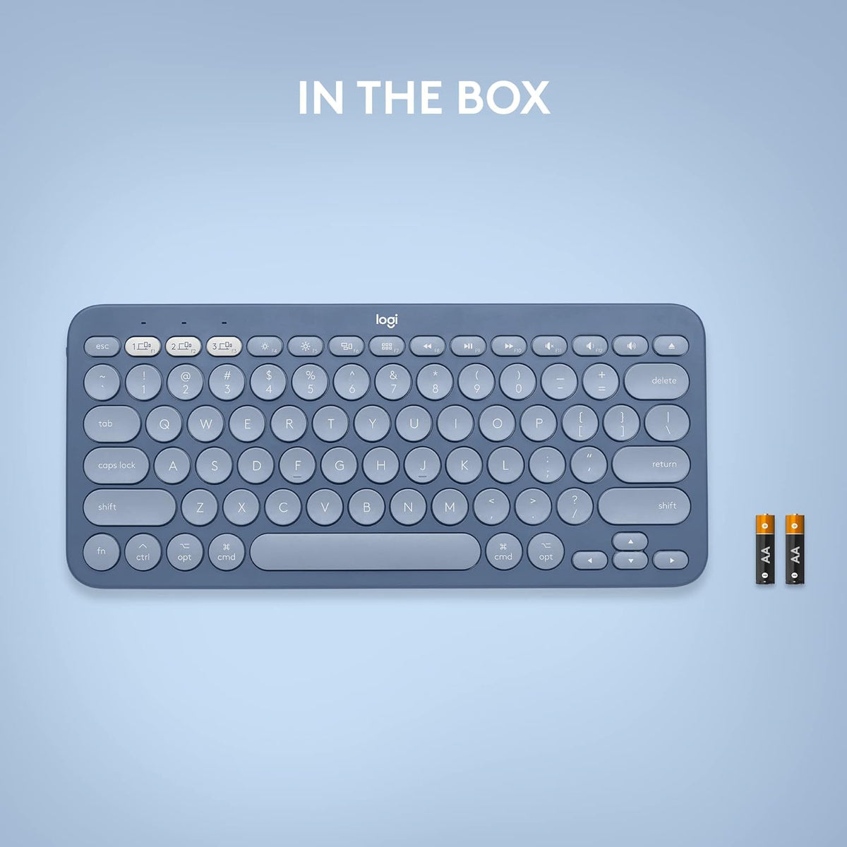 LOGITECH K380 Wireless Bluetooth Portable Mini Mute Gaming Multi-Device Keyboard
