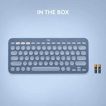 LOGITECH K380 Wireless Bluetooth Portable Mini Mute Gaming Multi-Device Keyboard