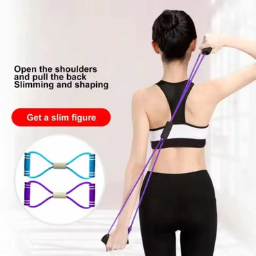 Gym Workout Yoga Exercise Resistance Rope Loop Bands Train Fitness Tool