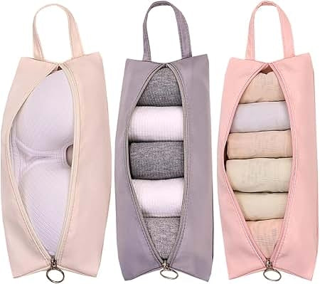 Travel Underwear Organizer Multi-Functional Socks and Underwear Storage Bag