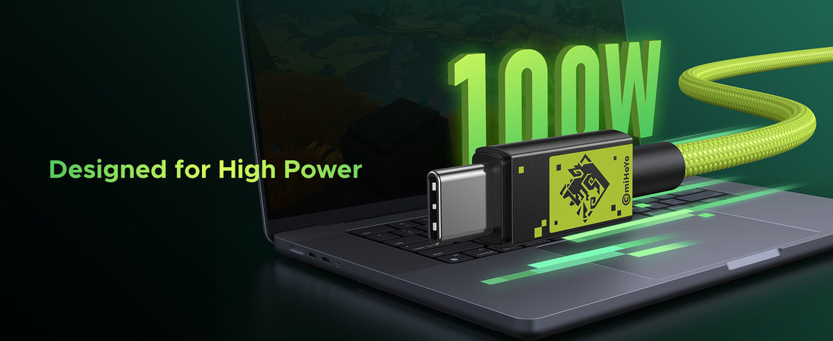 UGREEN 45063GI 100W USB-C to USB-C Cable Genshin Impact Edition - 1M