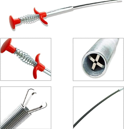 Flexible Retractable Grabber Tool Claw Stick Drain Cleaner Hair Remover Cable Aid SMT