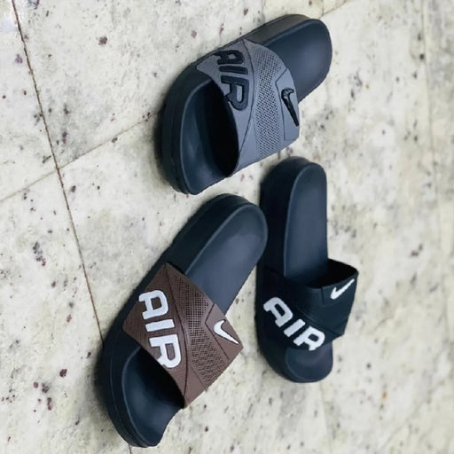 Men's Casual Slides AIR-Style Comfortable Soft Thong Flip Flops with Rubber Sole