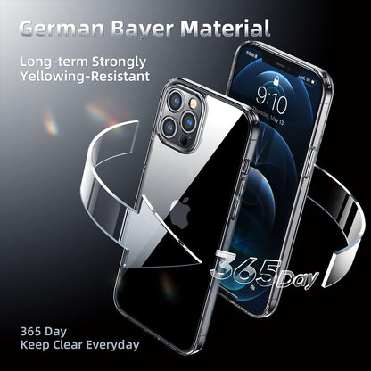 Joyroom Clear Case For IP 13 MINI / Shockproof Full Lens Protection Transparent Cover