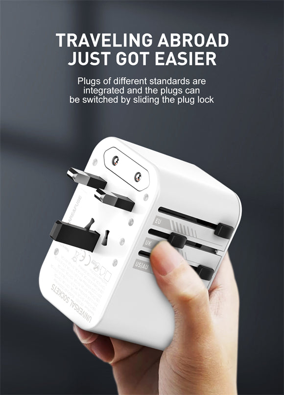 Ldnio Z6 GaN 65W Universal Adapter All-In-One Adapter