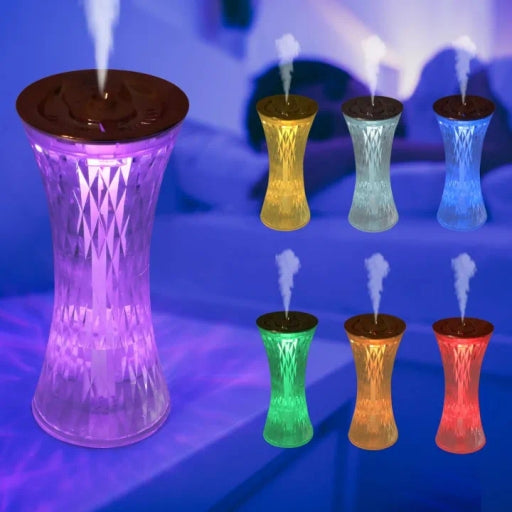 7-Color Changing Crystal Diamond Table Lamp Home Decor
