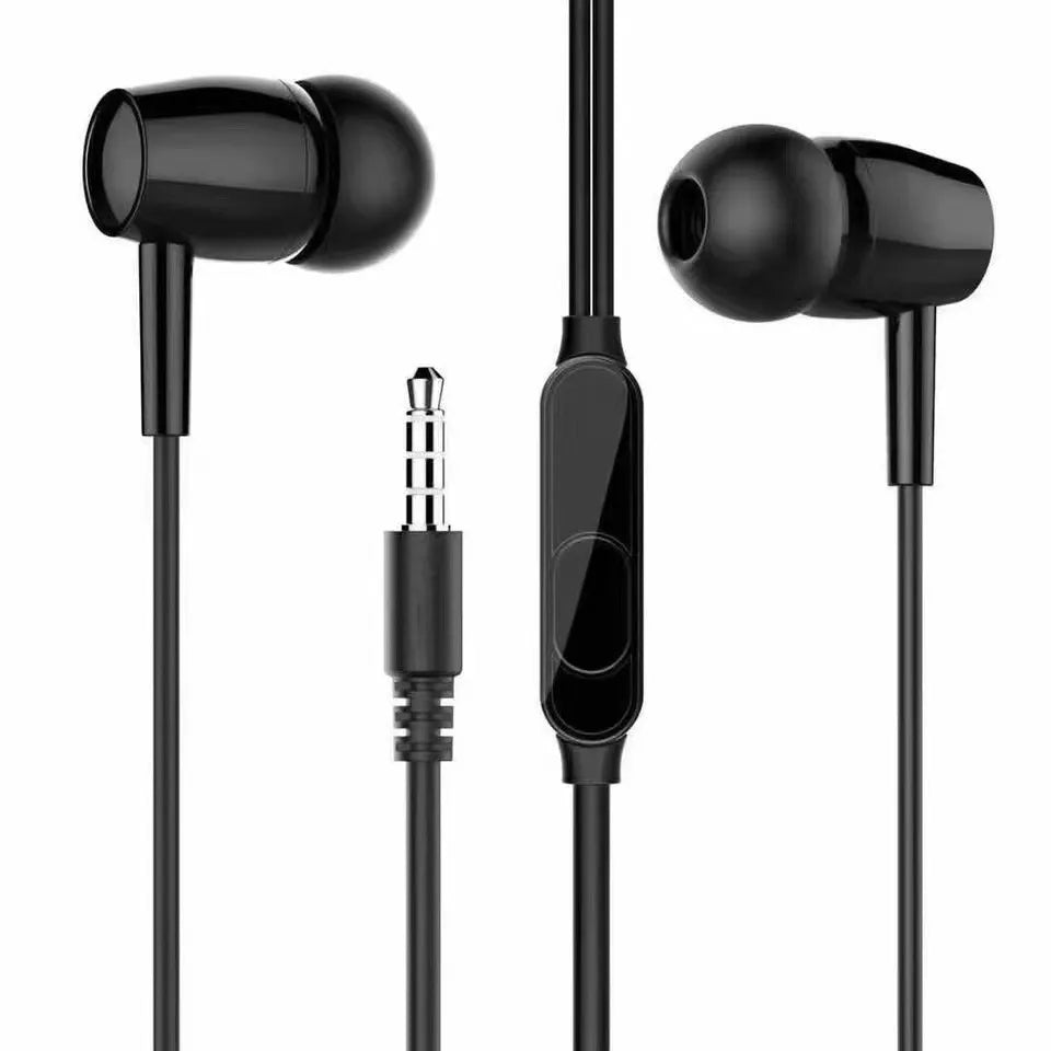 D21 Universal Wire Control Earphone: 3.5Mm Jack Stereo Headset with Super Quality Audio