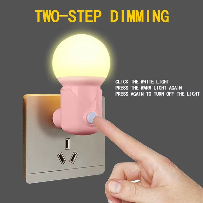 Night Bulb 2 in 1(White/Warm Lights)