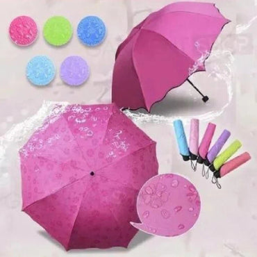 Magic Umbrella Compact Folding Easy Umbrella Windproof Sun Rain