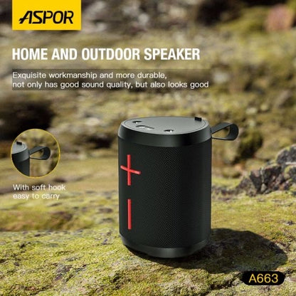 ASPOR a663 Magic Cube Speaker Bluetooth Booming Bass Double Stereo Sound Mini Speaker