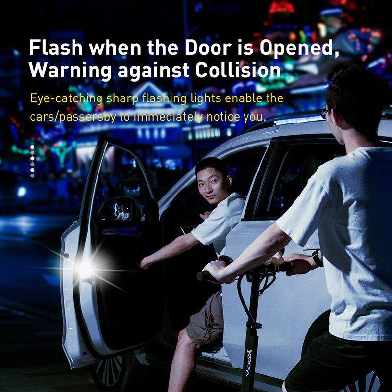 Baseus 2pcs 6 LEDs Car Opening Door Warning Light