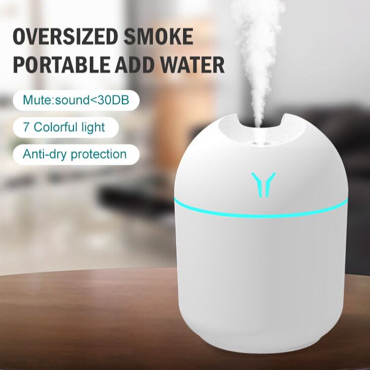 250ML Mini Air Humidifier USB Mute Humidifier Aromatherapy Desk Bedroom Portable Car Purifier